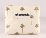 Medium Beach Pouch - LA Palms - oh coconuts.