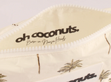 Medium Beach Pouch - LA Palms - oh coconuts.