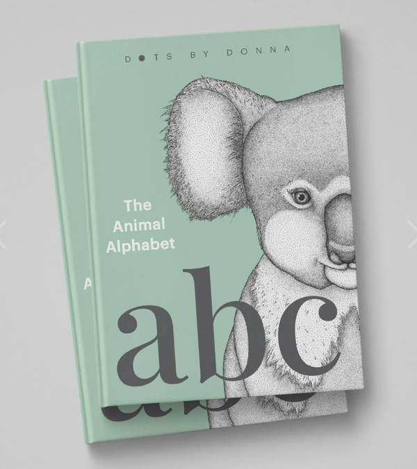 The Animal Alphabet Book by Dots by Donna