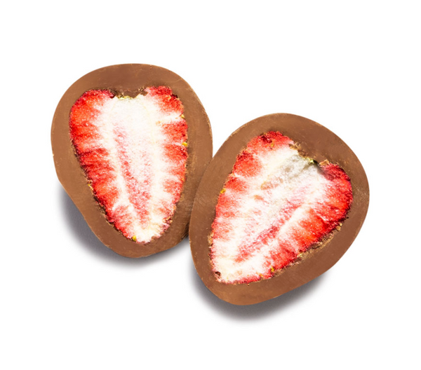 Noosa Natural Chocolate Co. Australian Grown Strawberries Coated in Premium Milk Chocolate 100g