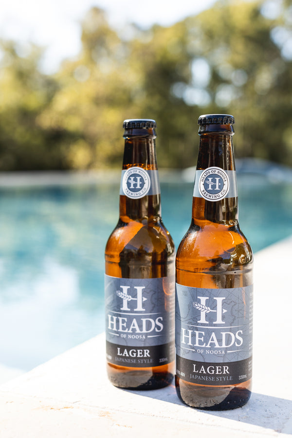 Heads of Noosa Japanese Lager (4.5% ALC) 330ml