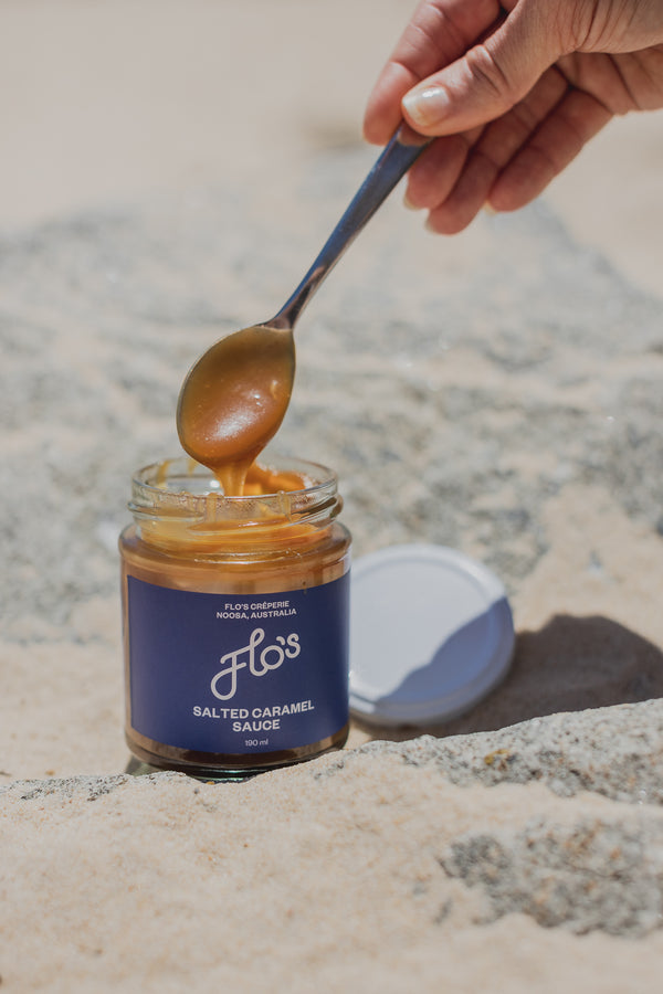 Salted Caramel Sauce by Flo's Creperie