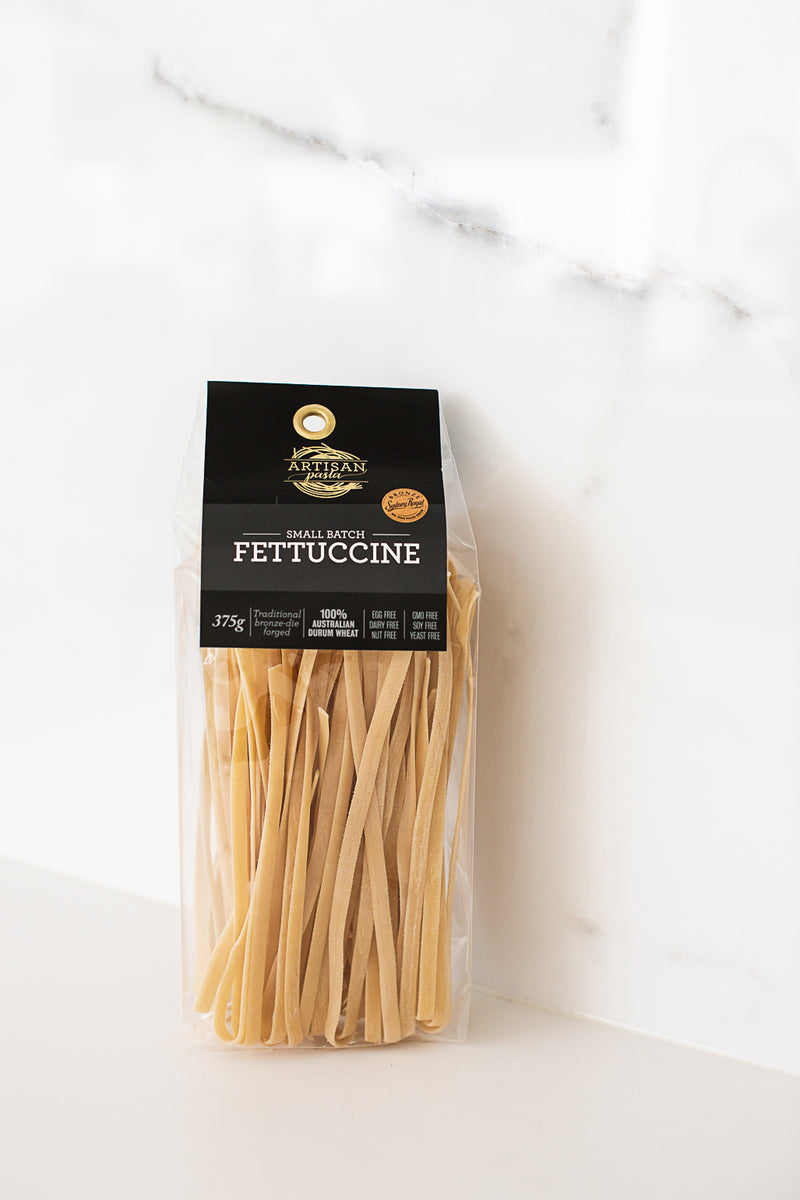 Fettuccine (375g) By Artisan Pasta (GF Option Available)