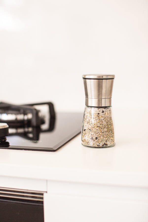 Mediteranean Salt & Pepper Grinder by Spice It Up