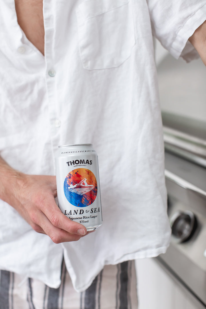 Land & Sea Japanese Rice Lager | Gift Boxes for him by Noosa gift Co. 