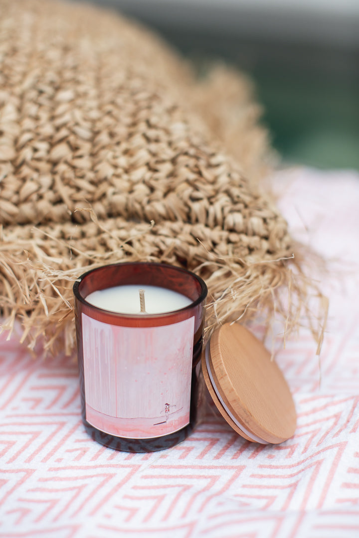 Georgie - Coconut & Lemongrass Candle (Large) by True North Candle Collective | Noosa Gift Co. Gift Boxes for her